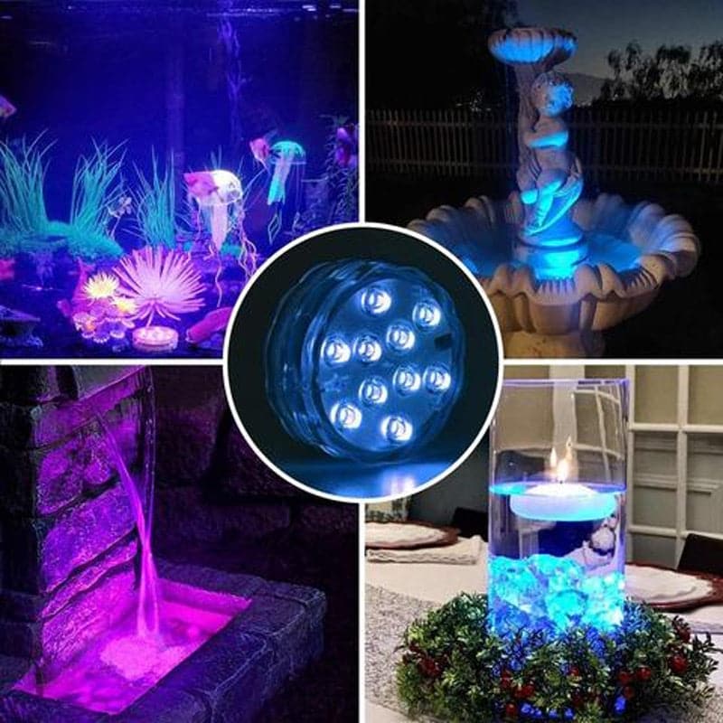 Atmospheric Pool Lighting for Evening Swimming – Waterproof LED Pool Lights with Remote Control