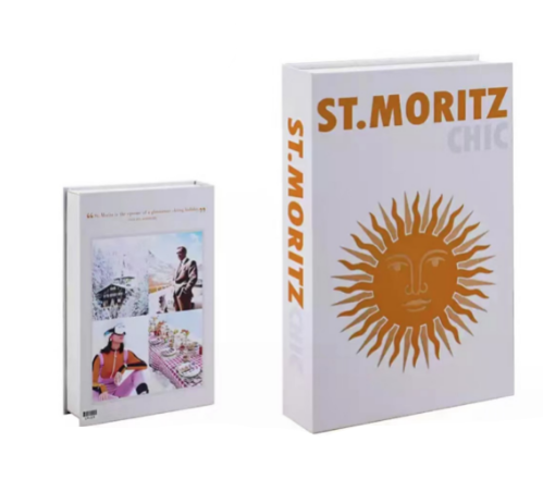 Decorative books for indoor use