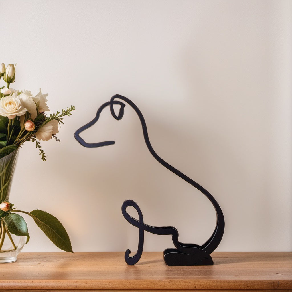 Decorative figures of dogs – figures for table, shelf, and decoration