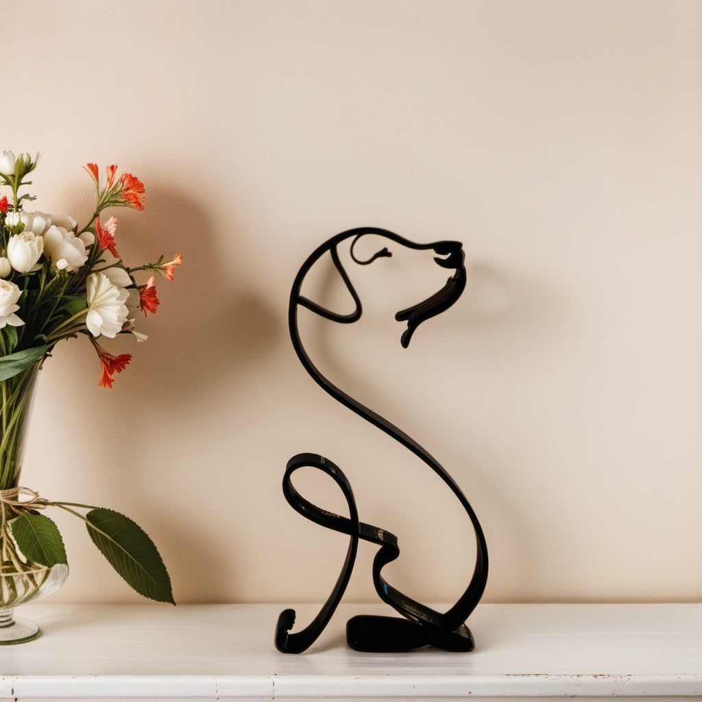Decorative figures of dogs – figures for table, shelf, and decoration
