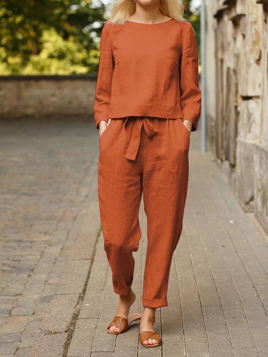 Let og behageligt outfit til varme dage – Sommersæt til kvinder