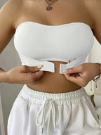 Non-slip bandeau bra for sports and everyday – Seamless bra for women