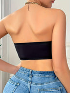 Non-slip bandeau bra for sports and everyday – Seamless bra for women