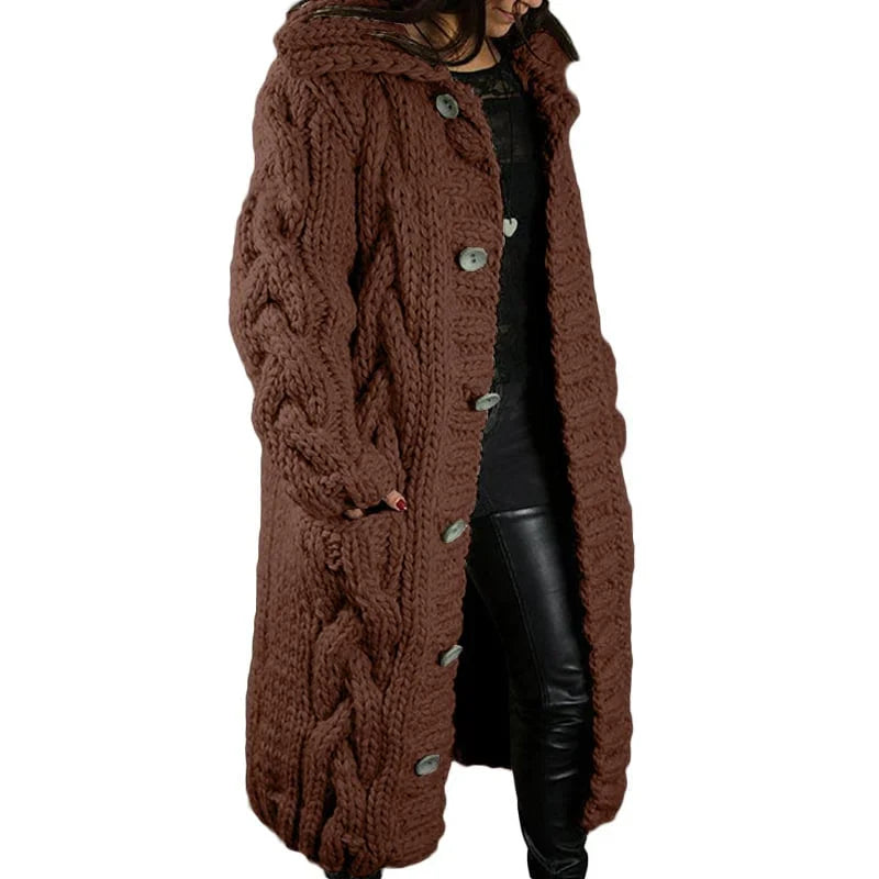 Warm knit vest for cold days – Thick knit vest for women