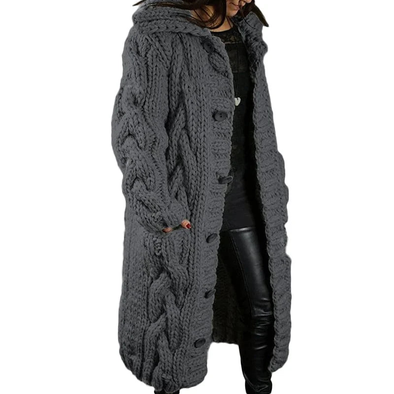 Warm knit vest for cold days – Thick knit vest for women