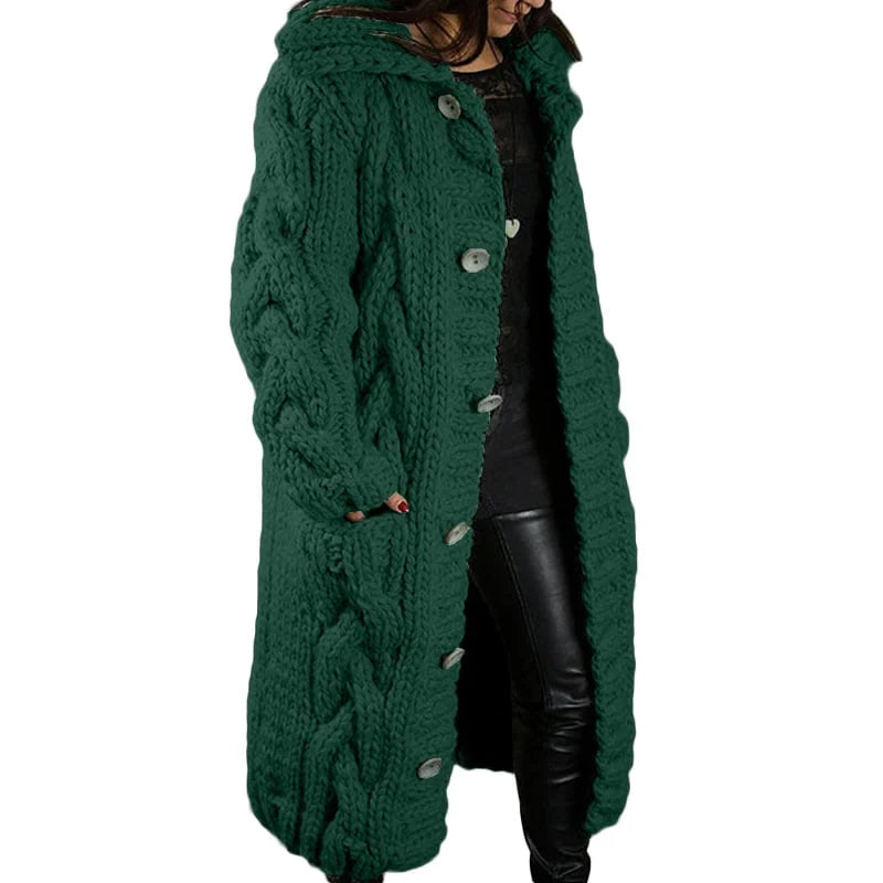 Warm knit vest for cold days – Thick knit vest for women