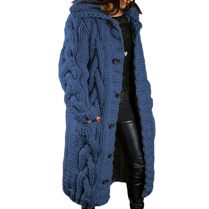 Warm knit vest for cold days – Thick knit vest for women