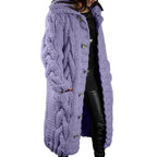 Warm knit vest for cold days – Thick knit vest for women