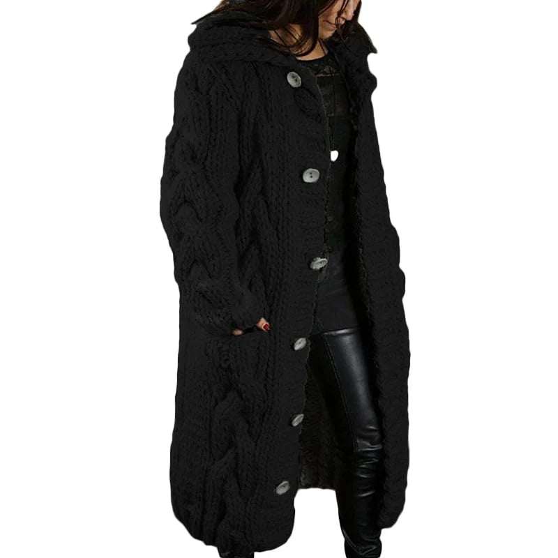 Warm knit vest for cold days – Thick knit vest for women