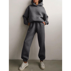 Comfortable jogging set for relaxation and everyday use – Oversized set with high waist for women