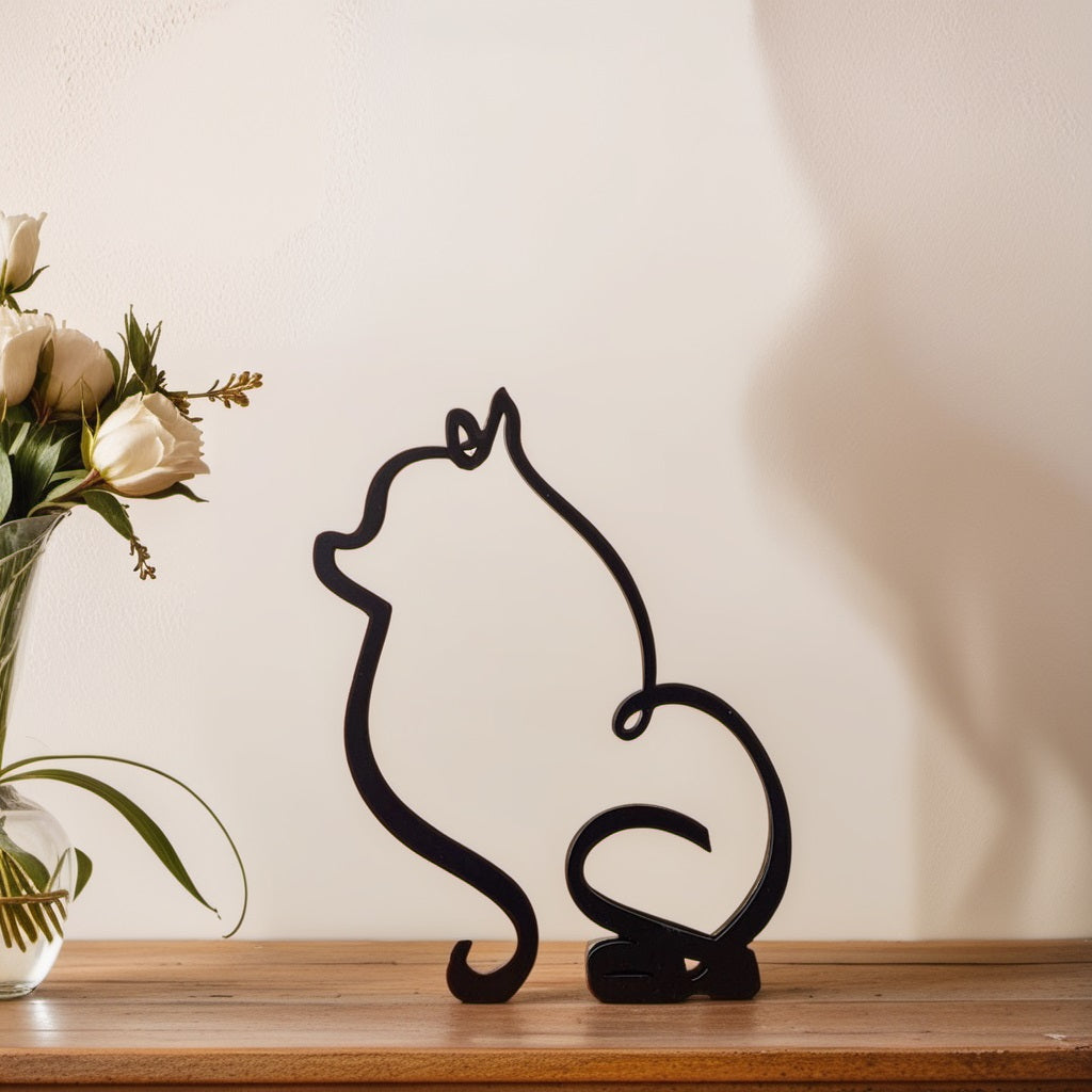 Skulpturer af hunde til indendørs brug