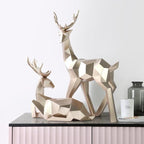 Set of reindeer figures for indoor use