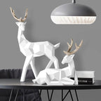 Set of reindeer figures for indoor use