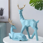 Set of reindeer figures for indoor use