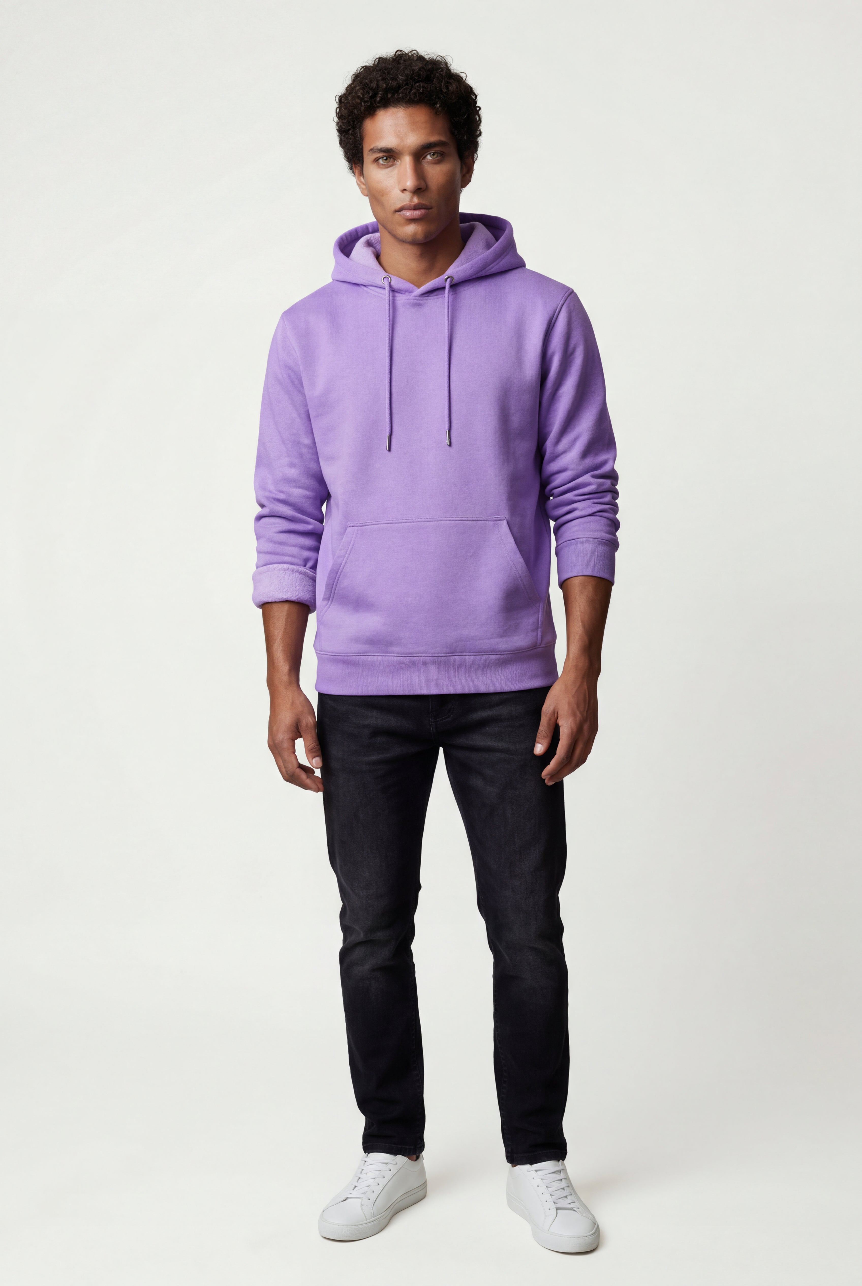 Komfortabel hoodie til kolde dage – Hættetrøje med lomme til mænd