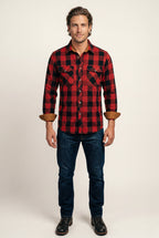Ternet shirt for everyday use – Long-sleeved shirt with buttons for men