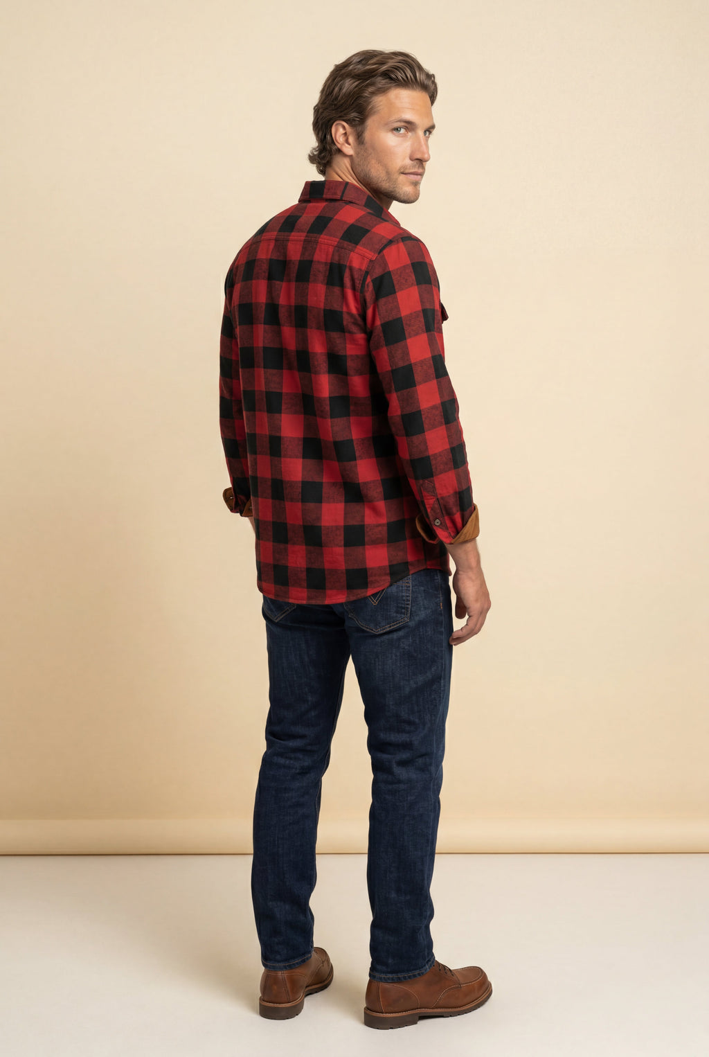 Ternet shirt for everyday use – Long-sleeved shirt with buttons for men