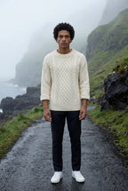 Classic sweater for cold days – Long-sleeve cable knit for men
