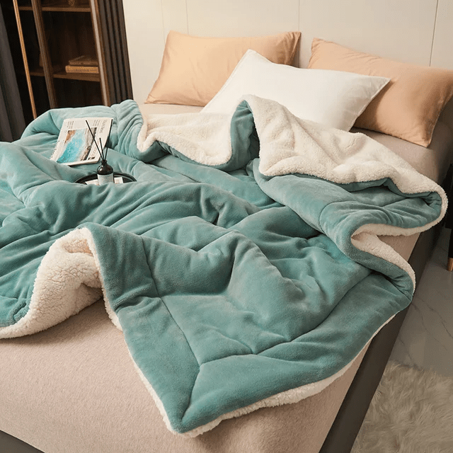 Blødt tæppe til afslapning og varme – Fleecetæppe i flannel