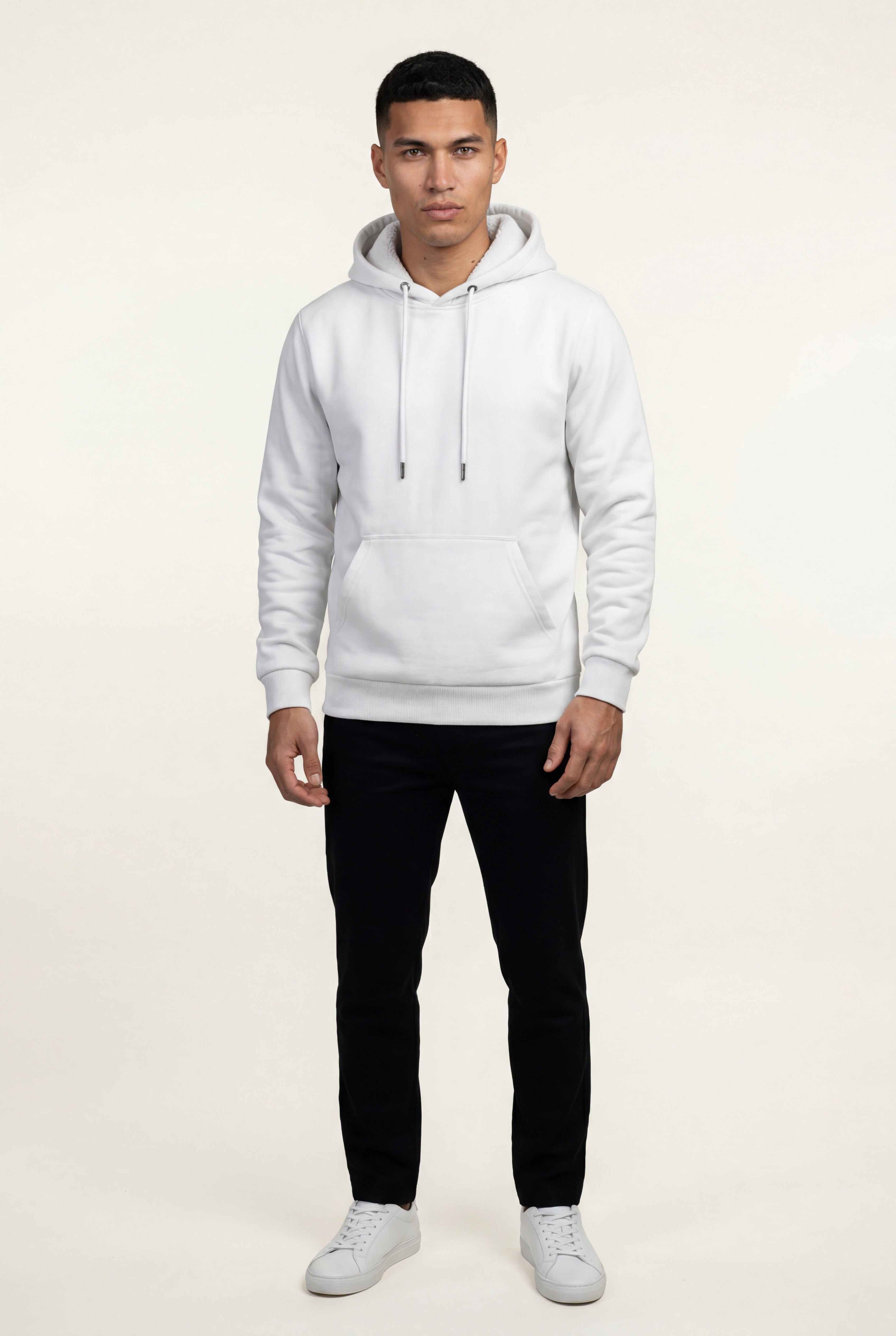 Komfortabel hoodie til kolde dage – Hættetrøje med lomme til mænd