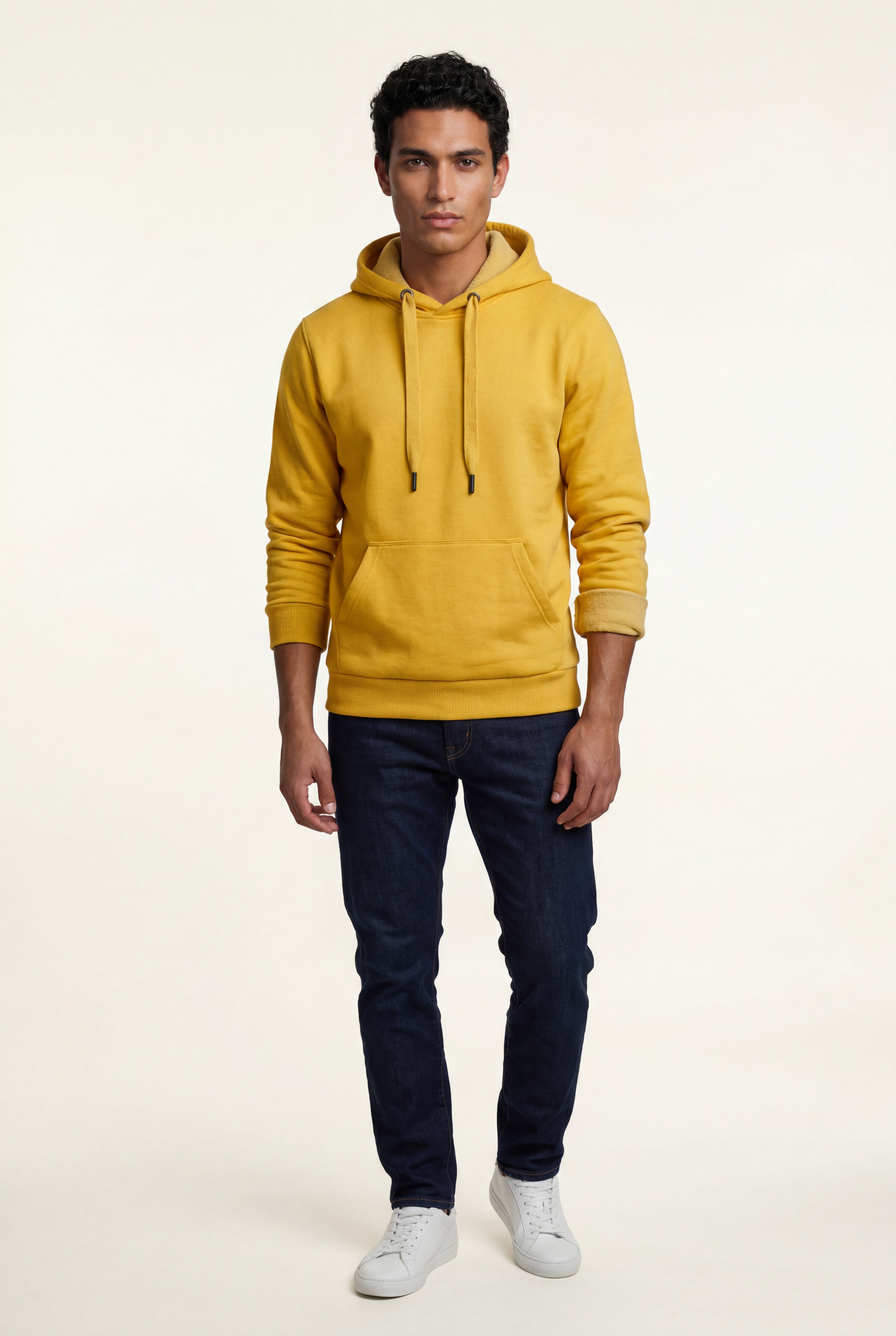 Komfortabel hoodie til kolde dage – Hættetrøje med lomme til mænd