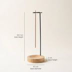Natural scent experience for the home – Incense holder in walnut wood