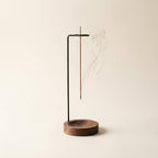 Natural scent experience for the home – Incense holder in walnut wood